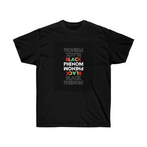 Unisex Ultra Cotton Tee (Black Love Rocks Original Design - Black Phenom)