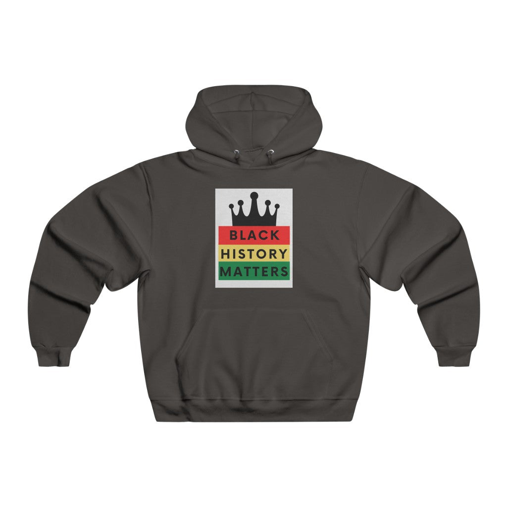 NUBLEND® Hooded Sweatshirt (Black Love Rocks Original Design - Black History)