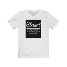 Load image into Gallery viewer, Unisex Jersey Short Sleeve Tee (Black Love Rocks Original Design - Blessed)
