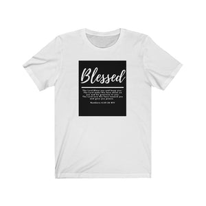 Unisex Jersey Short Sleeve Tee (Black Love Rocks Original Design - Blessed)