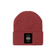 Load image into Gallery viewer, Embroidered Knit Beanie (Black Love Rocks Official - Black Phenom)
