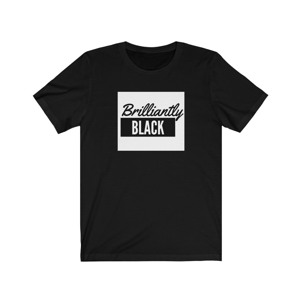 Unisex Jersey Short Sleeve Tee (Black Love Rocks Original - Brilliantly Black)