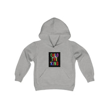 Load image into Gallery viewer, Youth Heavy Blend Hooded Sweatshirt (Black Love Rocks Original Design - Child of the King)
