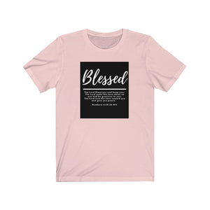 Unisex Jersey Short Sleeve Tee (Black Love Rocks Original Design - Blessed)