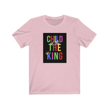 Load image into Gallery viewer, Unisex Jersey Short Sleeve Tee (Black Love Rocks Official - King&#39;s Child)
