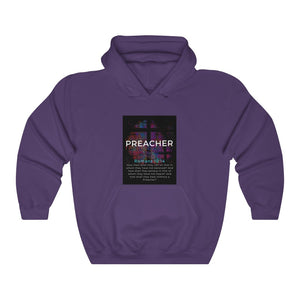 Unisex Heavy Blend™ Hooded Sweatshirt (Black Love Rocks Original Design - Preacher)