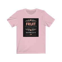 Load image into Gallery viewer, Unisex Jersey Short Sleeve Tee (Black Love Rocks Original Design - FRUIT)
